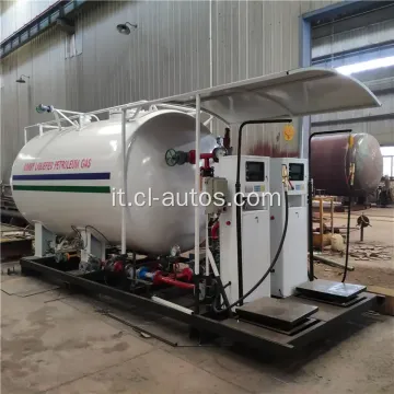 5cbm 2tons 3tons LPG Skid Station